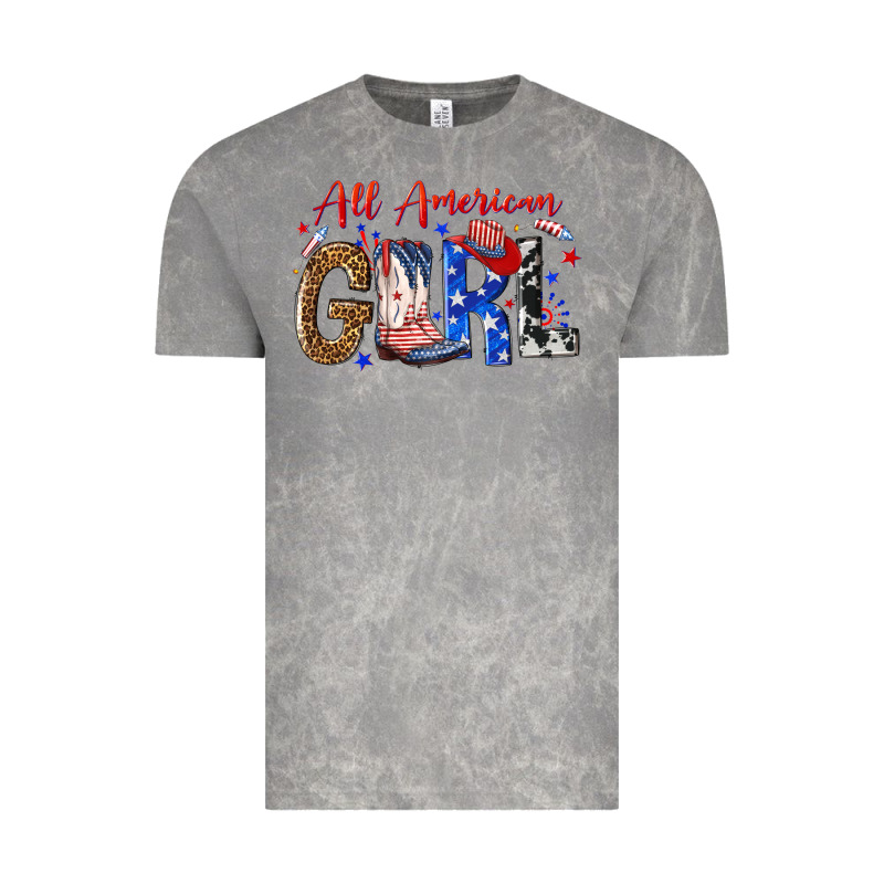 All American Girl Vintage Tee by NancyCooperArtShop | Teevron
