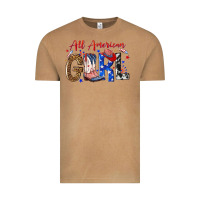 Vintage Camel all american girl Vintage Tee - NancyCooperArtShop