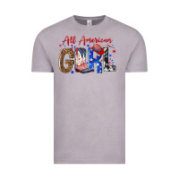 Vintage Zinc all american girl Vintage Tee - NancyCooperArtShop