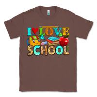 Chestnut i love school Classic Tee - NancyCooperArtShop