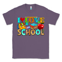 Lavender i love school Classic Tee - NancyCooperArtShop