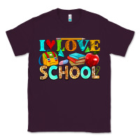 Plum i love school Classic Tee - NancyCooperArtShop