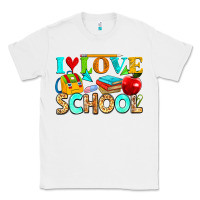 White i love school Classic Tee - NancyCooperArtShop