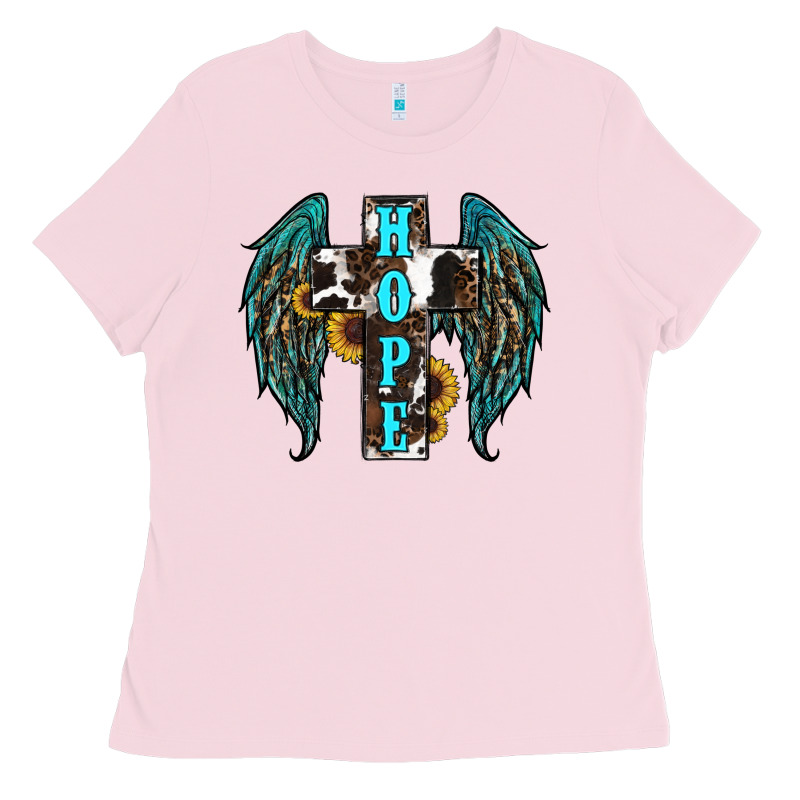 Western Wings Cross Hope Ladies Tee by RanaPortraitStore | Teevron