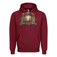 Burgundy Chasin you like a shot of whiskey bull skull Zipper Hoodie - HowdyJamesFarm