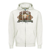 Oatmeal Heather Chasin you like a shot of whiskey bull skull Zipper Hoodie - HowdyJamesFarm