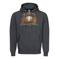 Smoke Chasin you like a shot of whiskey bull skull Zipper Hoodie - HowdyJamesFarm
