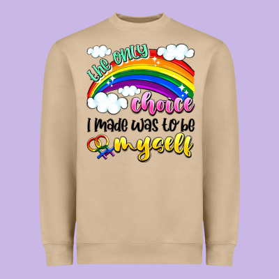 The Only Choice I Made Was To Be Myself Heavyweight Sweatshirt Designed By Artiststas