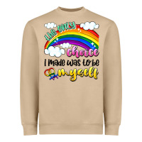 Mushroom the only choice i made was to be myself Heavyweight Sweatshirt - Artiststas