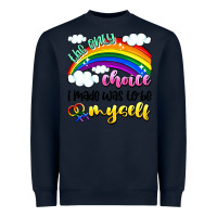 Navy the only choice i made was to be myself Heavyweight Sweatshirt - Artiststas