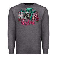 Charcoal Heather hair stylist Premium Sweatshirt - OliviaCreatesArt