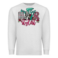 Oatmeal Heather hair stylist Premium Sweatshirt - OliviaCreatesArt