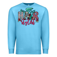 Ocean Blue hair stylist Premium Sweatshirt - OliviaCreatesArt