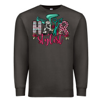 Smoke hair stylist Premium Sweatshirt - OliviaCreatesArt
