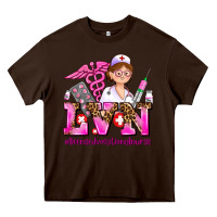 Chocolate Brown lvn licensed vocational nurse Heavy Core Tee - AdoDesignShop