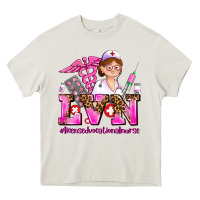 Cream lvn licensed vocational nurse Heavy Core Tee - AdoDesignShop