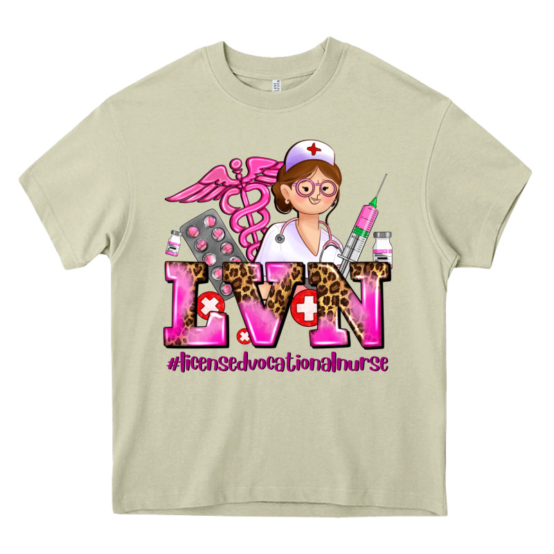 Lvn Licensed Vocational Nurse Heavy Core Tee by AdoDesignShop | Teevron