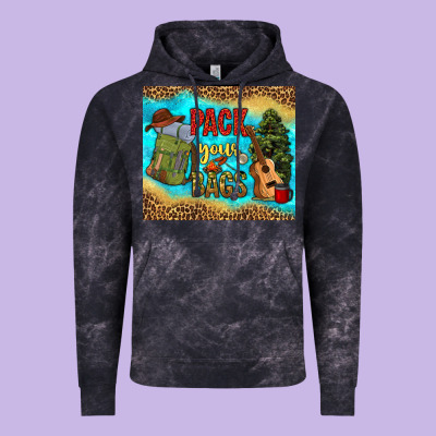 Pack Your Bags Vintage Hoodie Designed By Nancycooperartshop