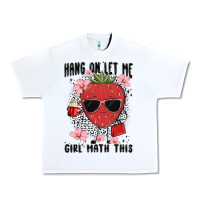 White hang on let me girl math this Urban Heavy Tee - MaliasSmallBusiness