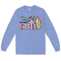Colony Blue My First Easter Bunny Long Sleeve Tee - RanaPortraitStore