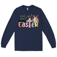 Navy My First Easter Bunny Long Sleeve Tee - RanaPortraitStore