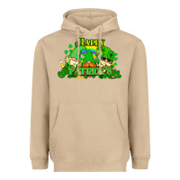 Mushroom St. Patrick's Day gnomes Heavyweight Hoodie - HowdyJamesFarm