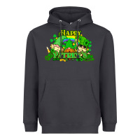 Smoke St. Patrick's Day gnomes Heavyweight Hoodie - HowdyJamesFarm