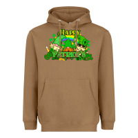 Toasted Coconut St. Patrick's Day gnomes Heavyweight Hoodie - HowdyJamesFarm