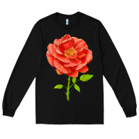 Black All A Twitter Rose Long Sleeve Tee - LillyAllenDesigns