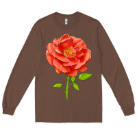 Chestnut All A Twitter Rose Long Sleeve Tee - LillyAllenDesigns
