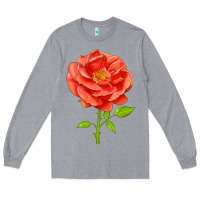 Heather Grey All A Twitter Rose Long Sleeve Tee - LillyAllenDesigns