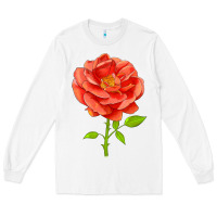 White All A Twitter Rose Long Sleeve Tee - LillyAllenDesigns