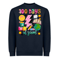 Navy 100 days of school Heavyweight Sweatshirt - Artiststas