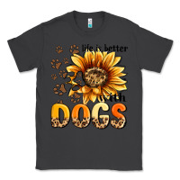 Smoke life is better with dogs sunflower Classic Tee - MaliasSmallBusiness