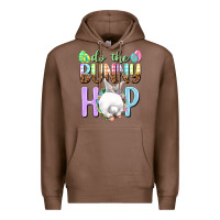 Chestnut Do the bunny hop Easter Day Premium Hoodie - HowdyJamesFarm