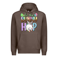 Coffee Do the bunny hop Easter Day Premium Hoodie - HowdyJamesFarm