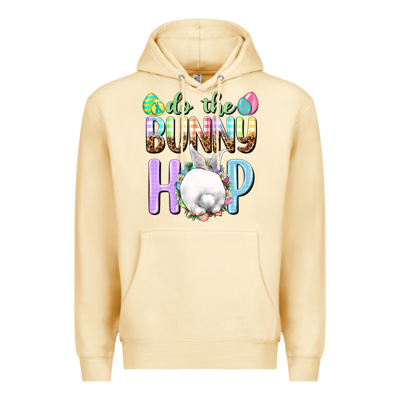 Do The Bunny Hop Easter Day Premium Hoodie by HowdyJamesFarm | Teevron