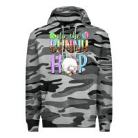 Slate Camo Do the bunny hop Easter Day Premium Hoodie - HowdyJamesFarm