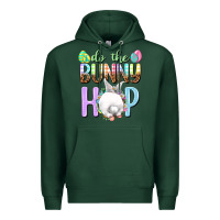 Sports Green Do the bunny hop Easter Day Premium Hoodie - HowdyJamesFarm