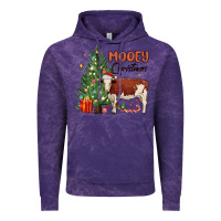 Cloud Purple mooey christmas Vintage Hoodie - MaliasSmallBusiness