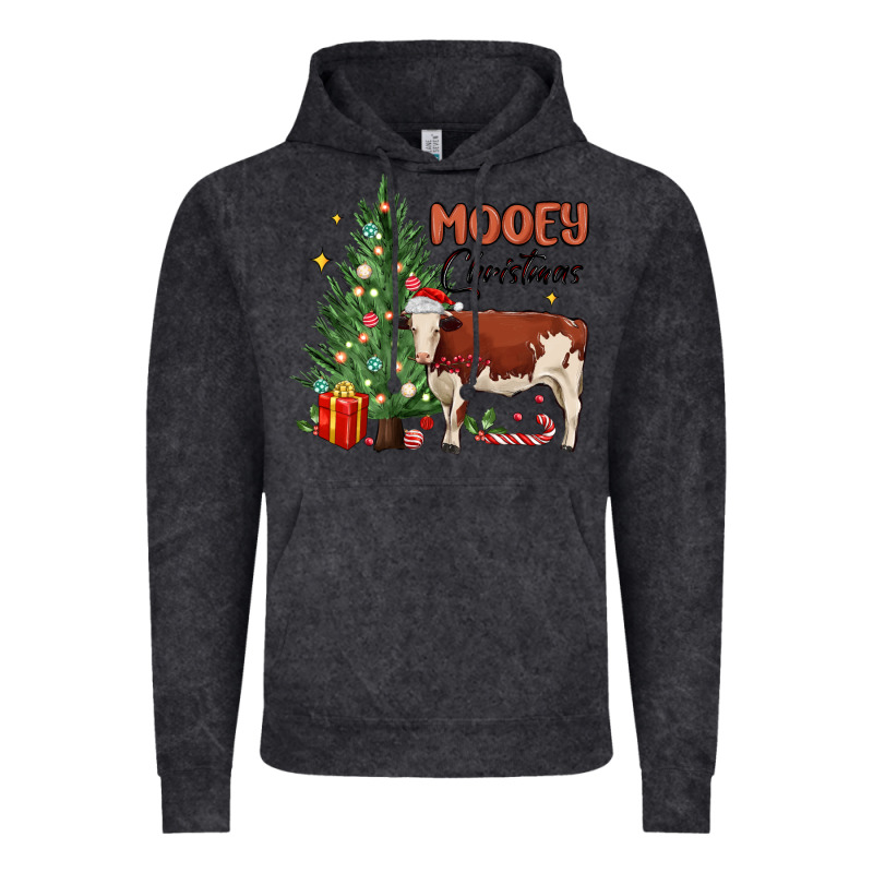 Mooey Christmas Vintage Hoodie by MaliasSmallBusiness | Teevron
