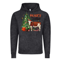 Vintage Black mooey christmas Vintage Hoodie - MaliasSmallBusiness