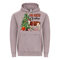 Vintage Zinc mooey christmas Vintage Hoodie - MaliasSmallBusiness