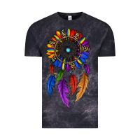 Cloud Black pride sunflower dreamcatcher Vintage Tee - JahusDesignShop