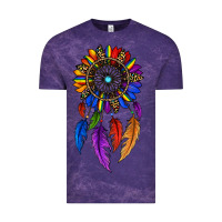 Cloud Purple pride sunflower dreamcatcher Vintage Tee - JahusDesignShop