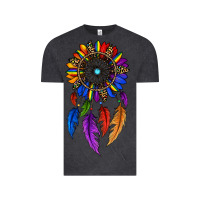 Vintage Black pride sunflower dreamcatcher Vintage Tee - JahusDesignShop