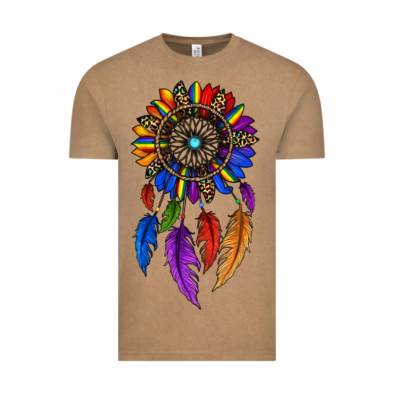 Pride Sunflower Dreamcatcher Vintage Tee by JahusDesignShop | Teevron
