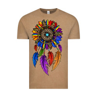 Vintage Coffee pride sunflower dreamcatcher Vintage Tee - JahusDesignShop