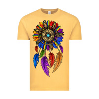 Vintage Mustard pride sunflower dreamcatcher Vintage Tee - JahusDesignShop