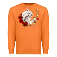 Carrot cupid cat Premium Sweatshirt - OliviaCreatesArt